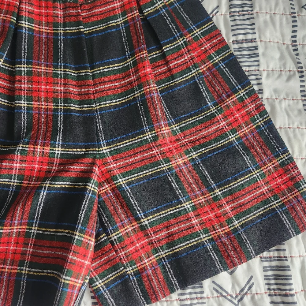 Vintage Michelle New York Plaid Holiday Print 10